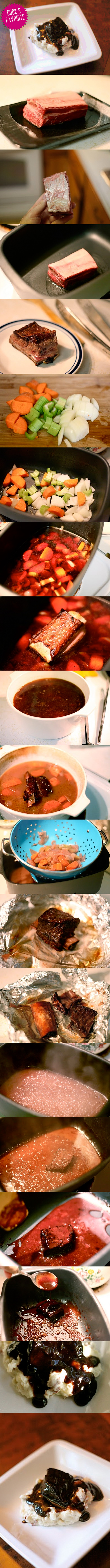 braised short ribs broke and healthy